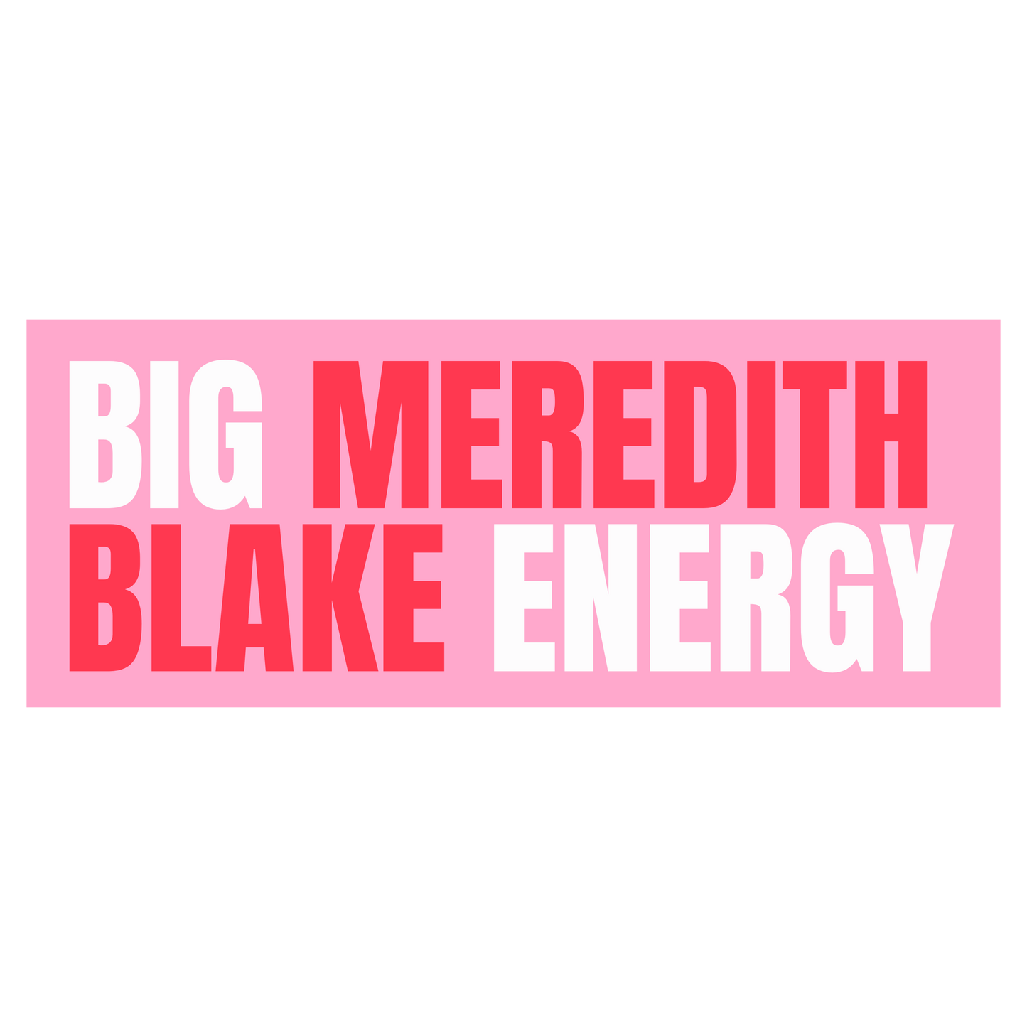 Cute Vinyl Sticker Big Meredith Blake Energy Sticker image 2