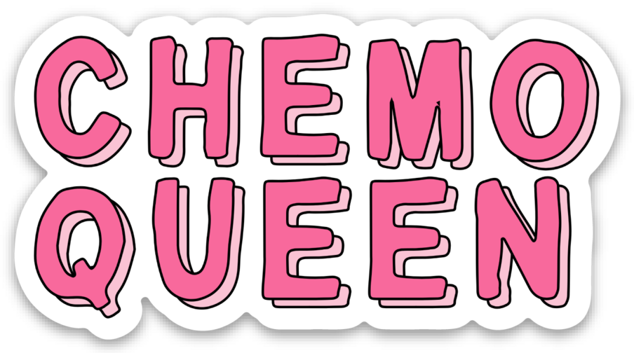 Chemo Queen Vinyl Sticker image 3