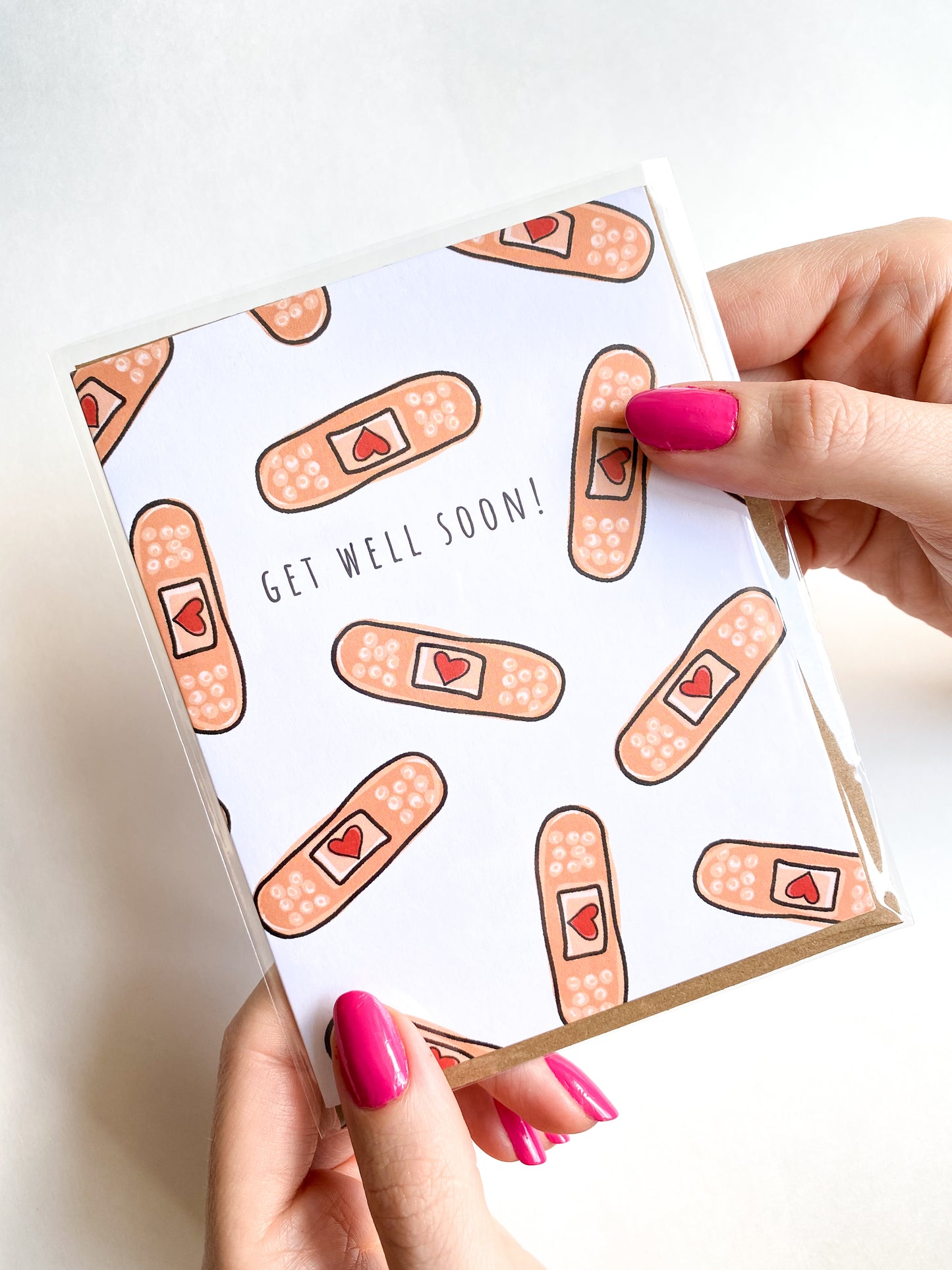 Bandaid Get Well Soon Card image 1