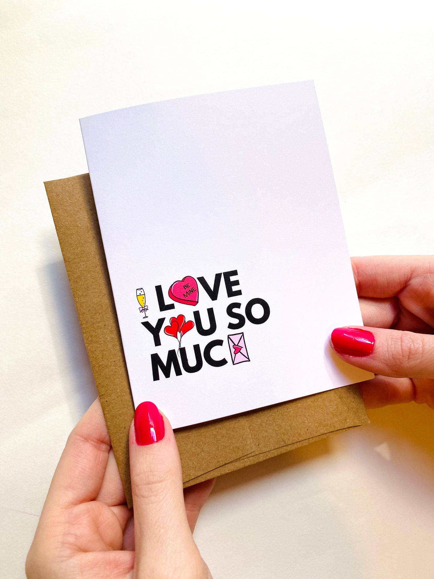 I Love You So Much Sweet Valentines Day Card image 0