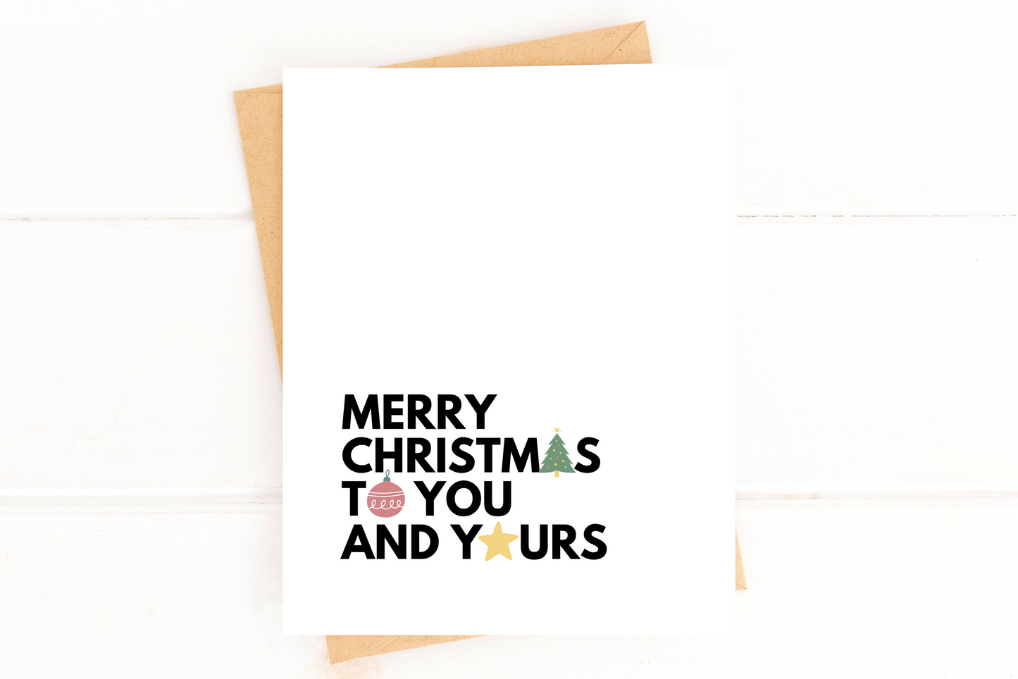 Merry Christmas to You and Yours Christmas Card image 1