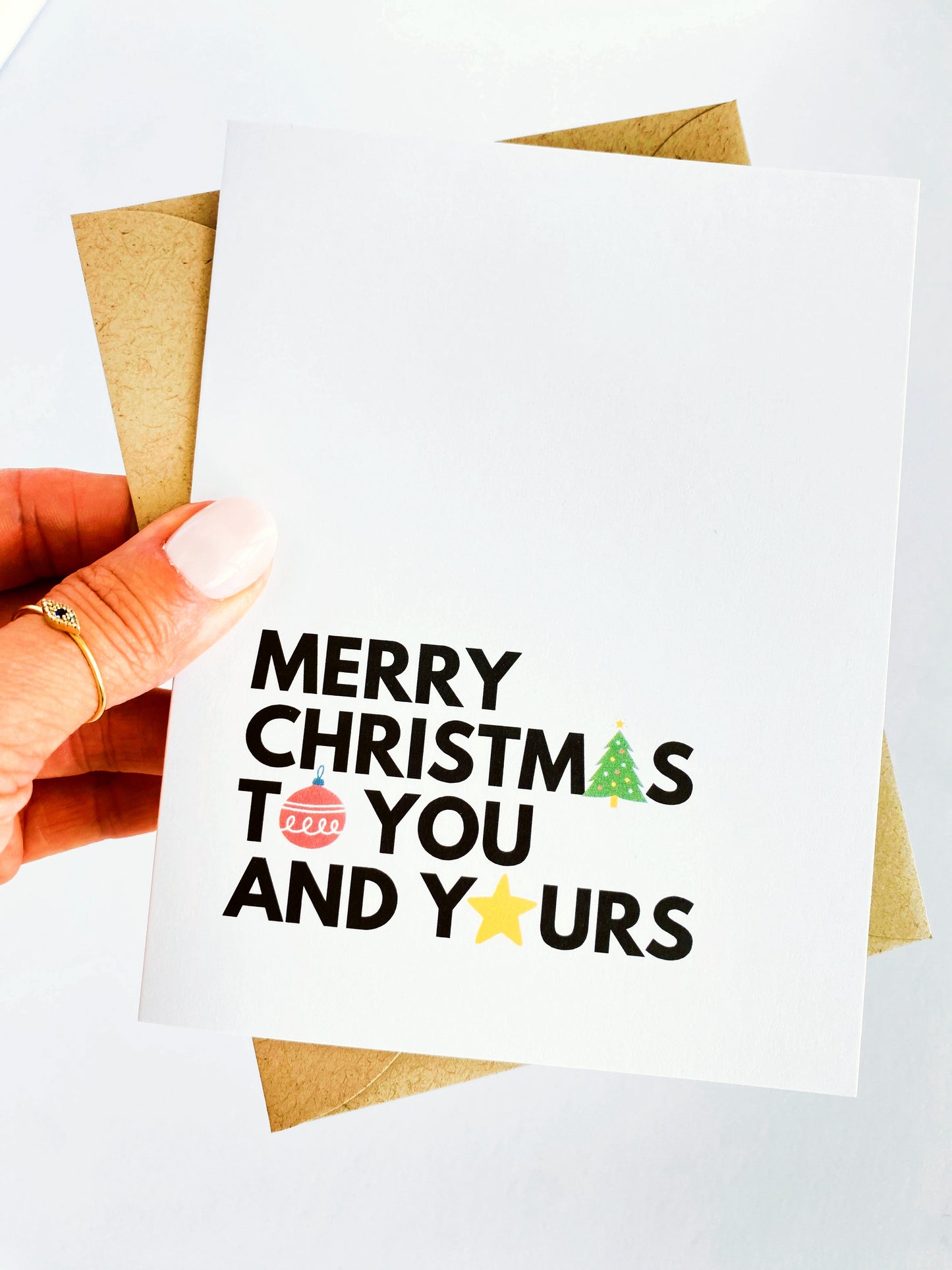 Merry Christmas to You and Yours Christmas Card image 0