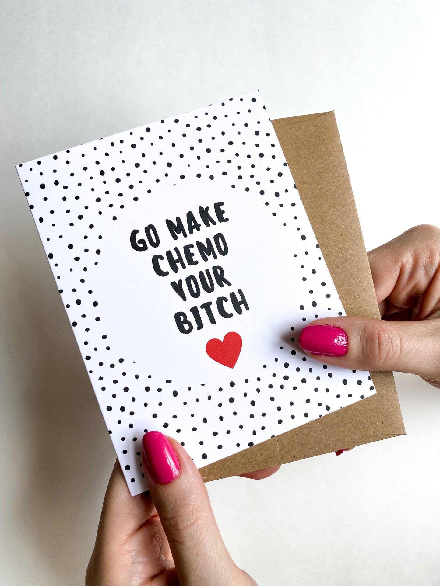 Make Chemo Your Bitch Cancer Get Well Card image 0