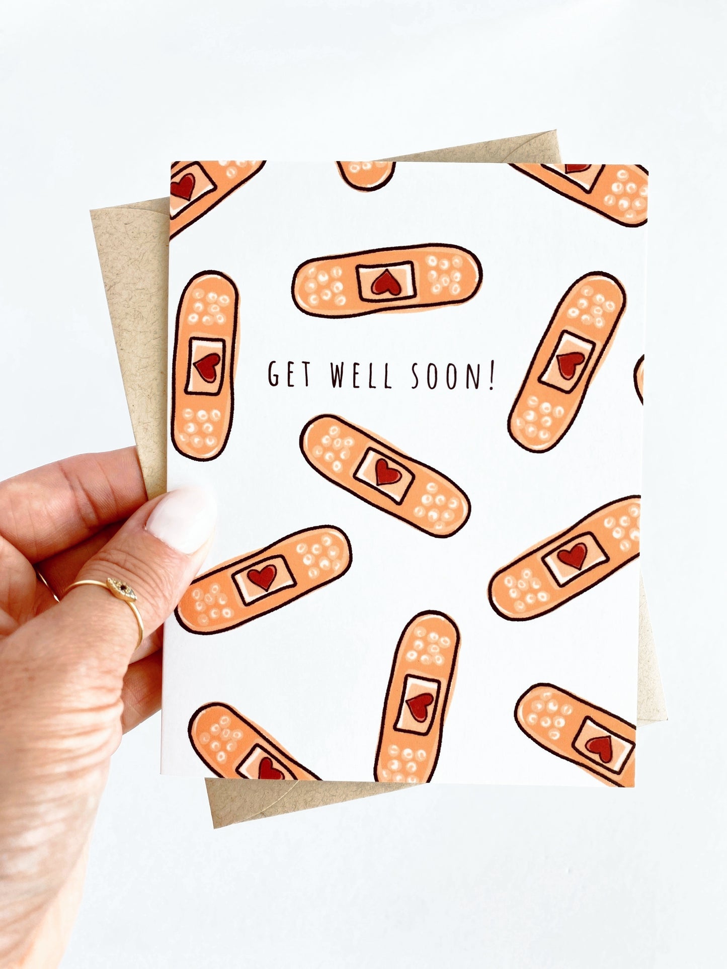 Bandaid Get Well Soon Card image 0
