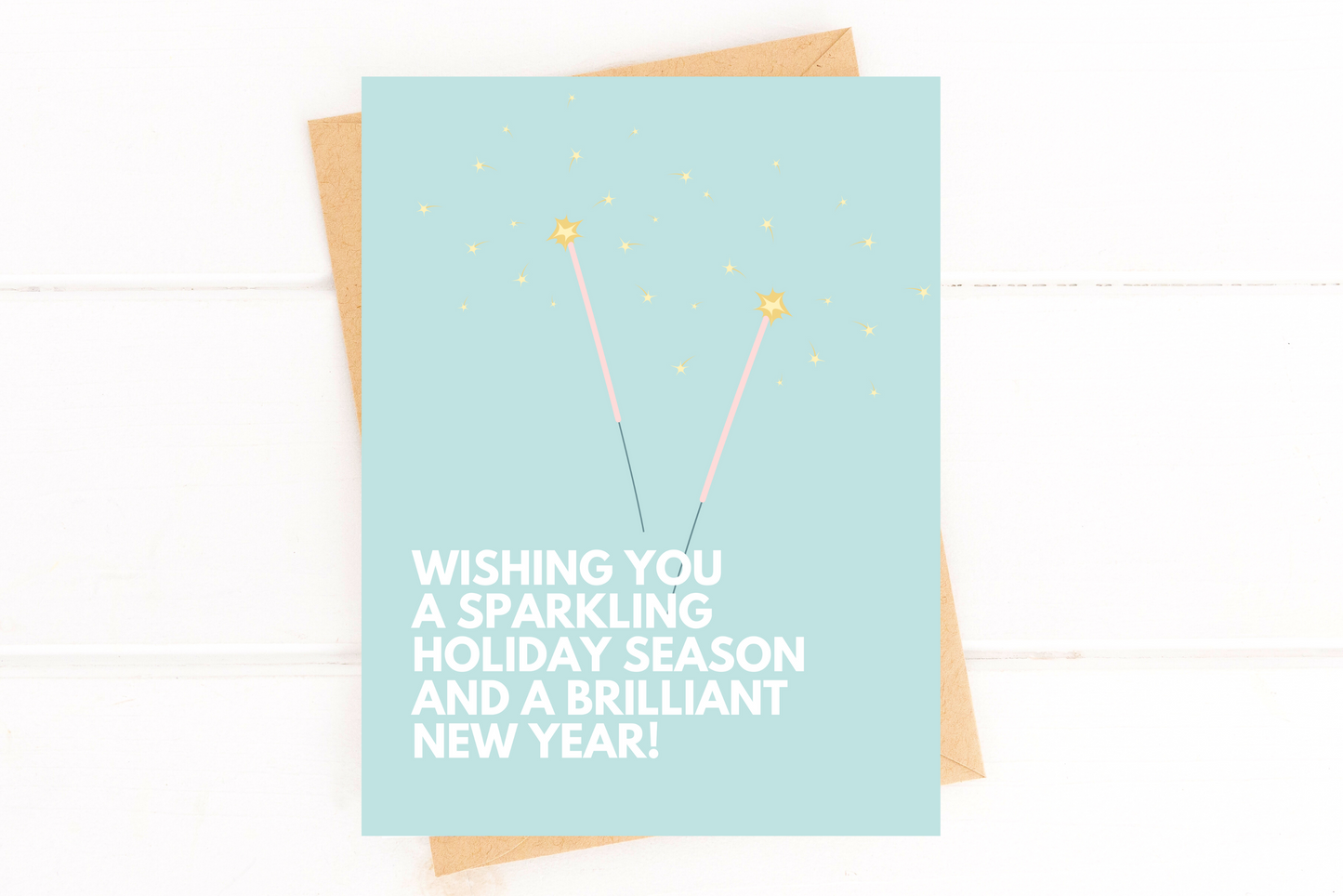 Sparkling Holiday Season and Brilliant New Year Card image 0