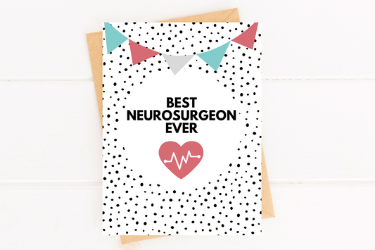 Best Neurosurgeon Ever Doctor Thank You Card image 0