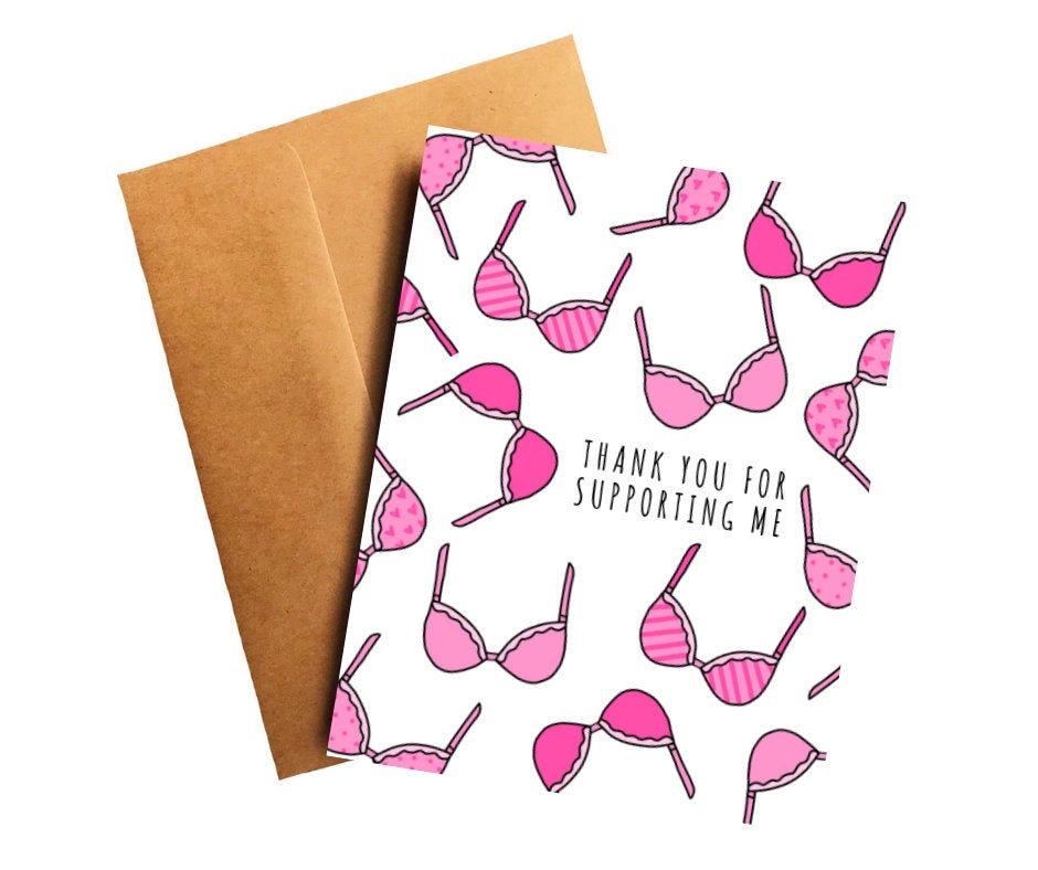 Here to Support You Breast Cancer Get Well Card image 1