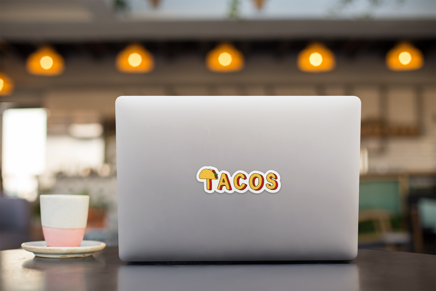 Taco Love Vinyl Lap Top or Water Bottle Sticker image 1