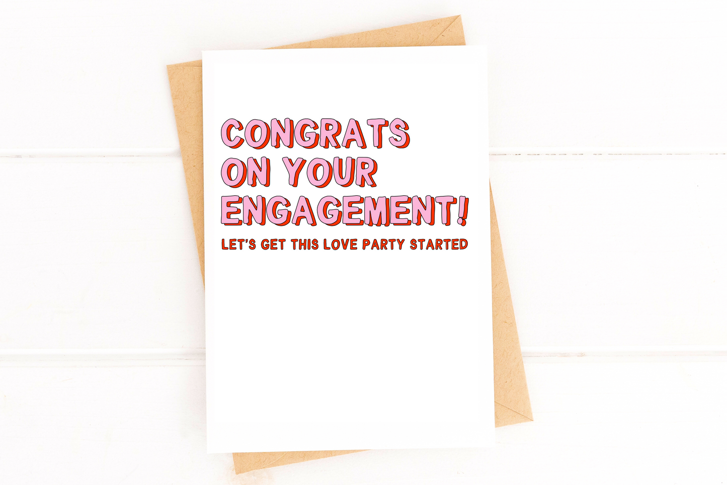 Congrats On Your Engagement Inclusive Wedding Card image 2