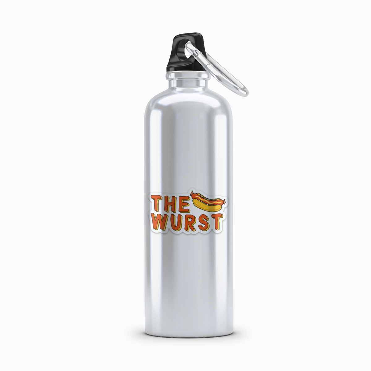 The Wurst Funny Hotdog Vinyl Sticker image 3
