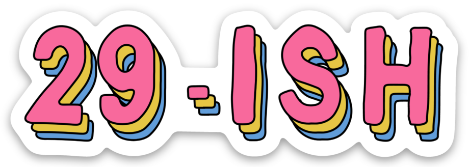 29-Ish Funny 30th Birthday Gift Vinyl Sticker image 4