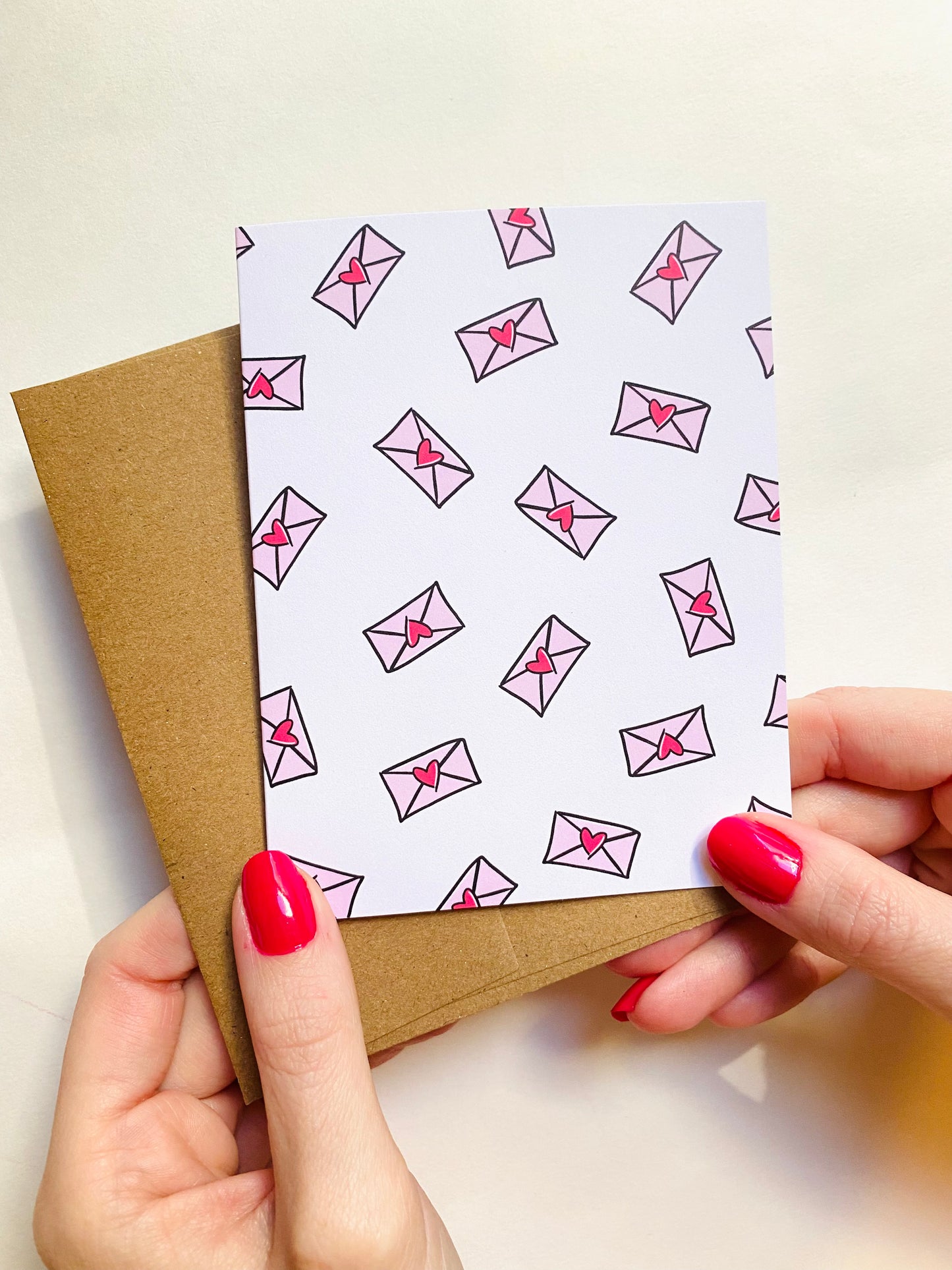 Love Letters Cute Valentine's Day Sweet Valentines Day Card image 0