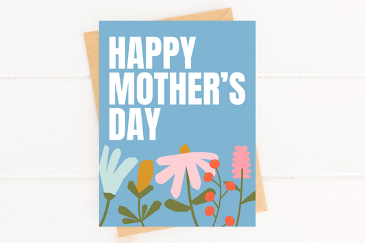Cute Mother's Day Card Happy Mother's Day Floral Card image 0