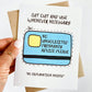 Funny Pregnancy Card, New Mom, New Dad, Baby Shower, New Baby Card image 0