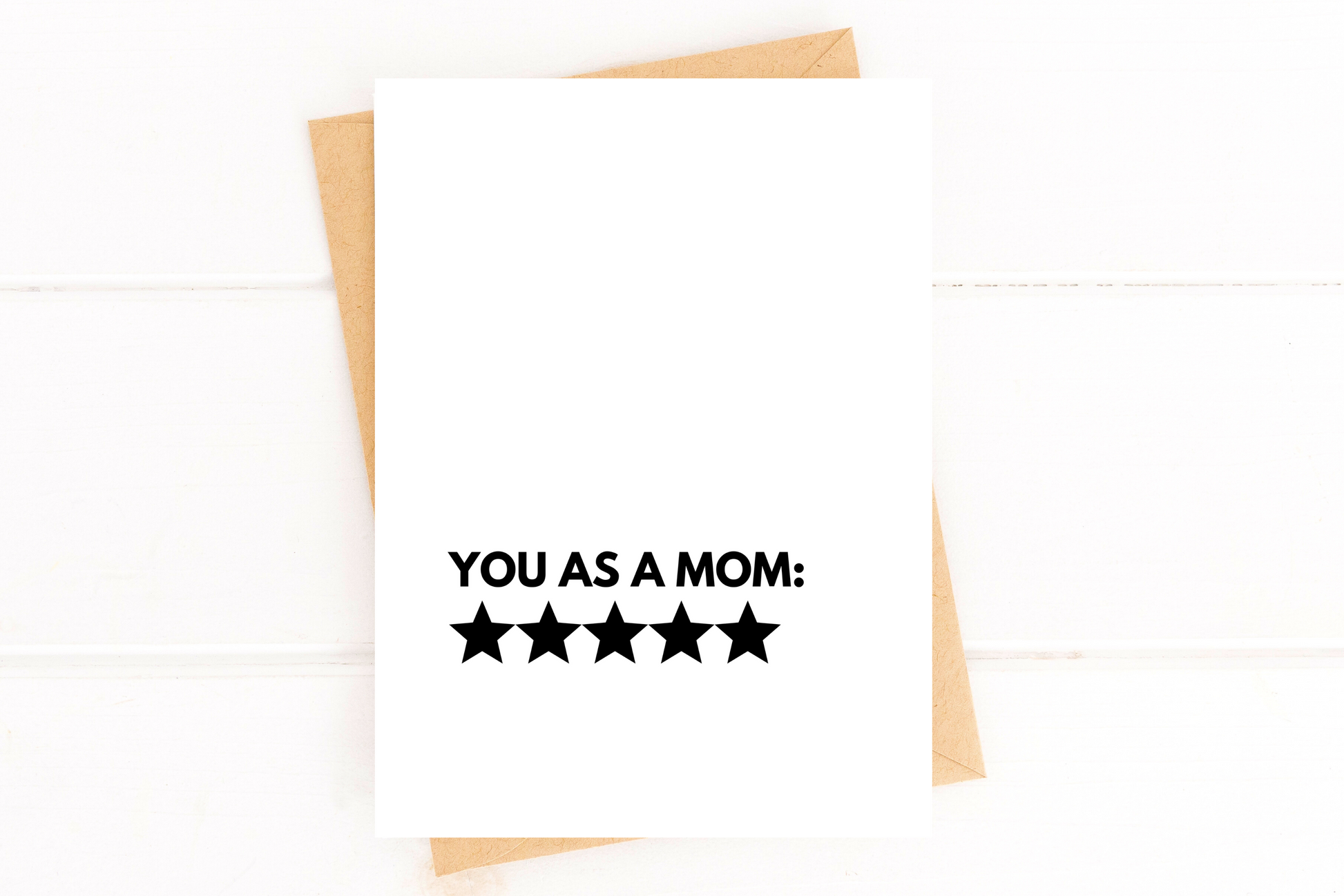 Five Star Mom Funny Mother's Day Card image 0