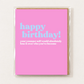 Funny Birthday Card for Her | Younger Self Birthday Card
