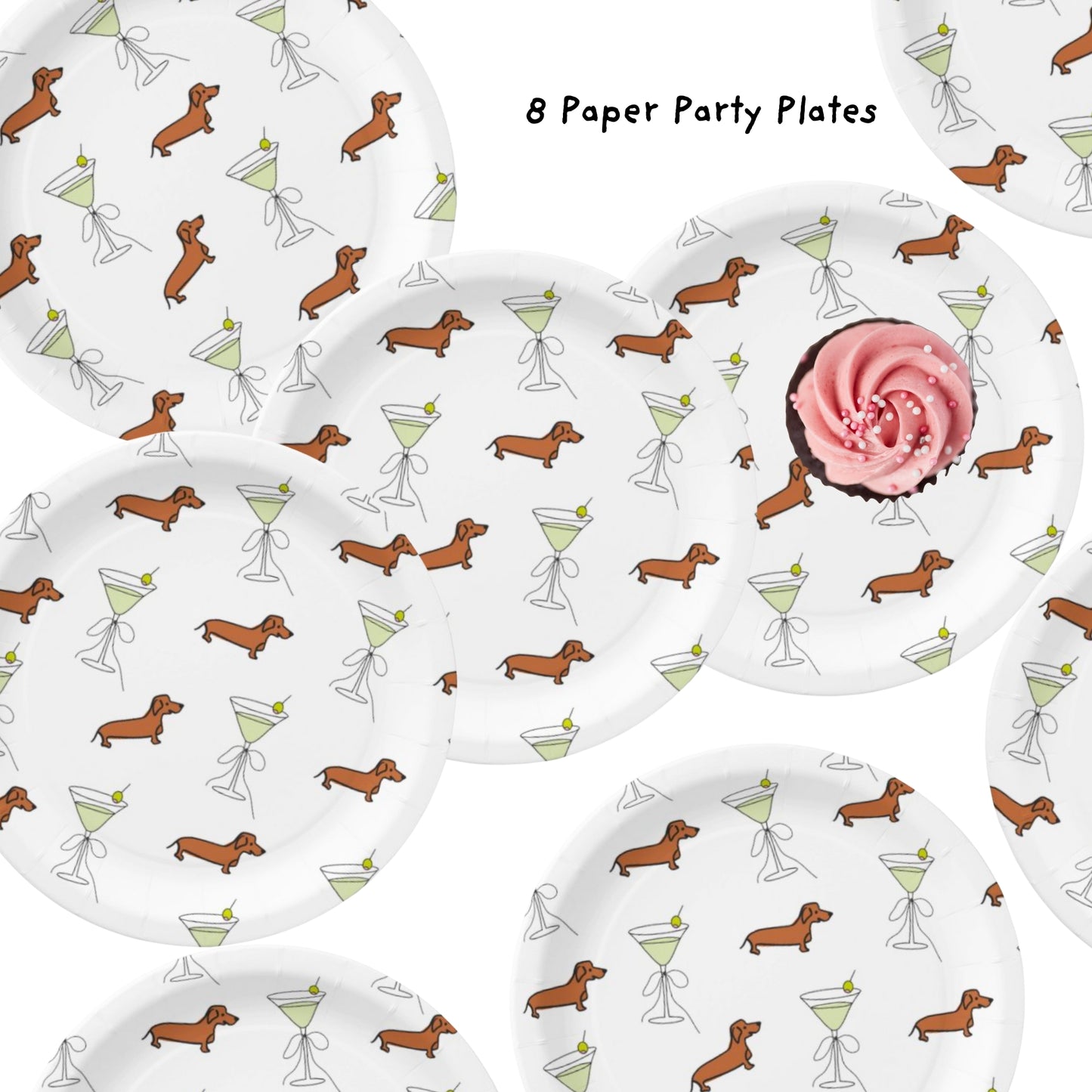 Sweet Paws x Five Dot Post "Weenies and Tinis" Pawty Pack 18 pc set