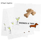 Sweet Paws x Five Dot Post "Weenies and Tinis" Pawty Pack 18 pc set