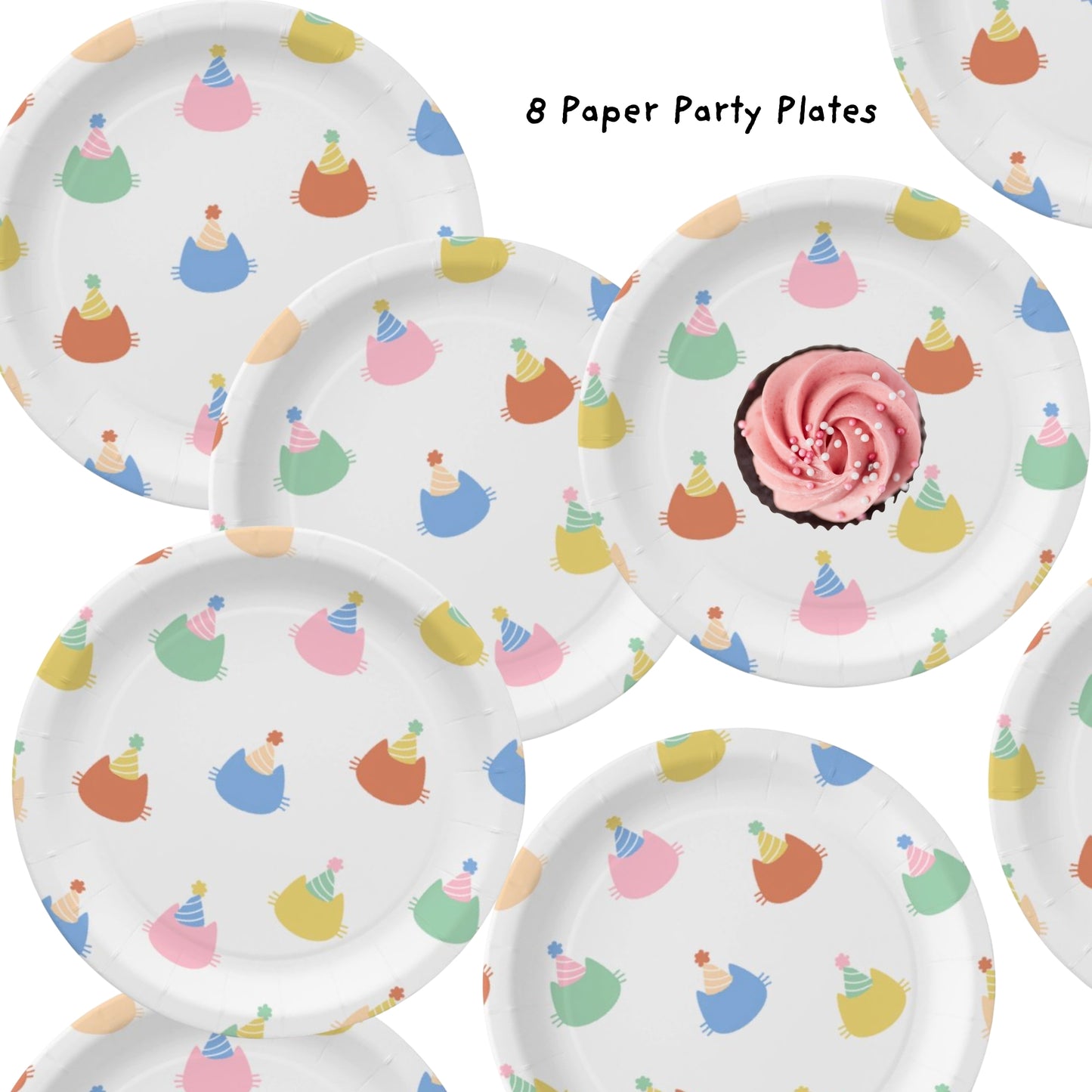 Sweet Paws x Five Dot Post "Pawty Animal" CAT Pawty Pack 18 pc set