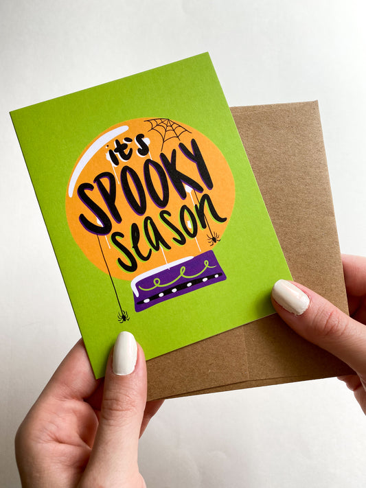 It's Spooky Season Crystal Ball Halloween Card for Friend image 0