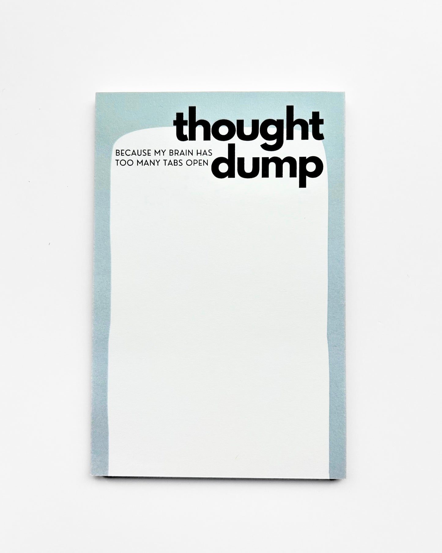 Thought Dump ADHD Notepad Mental Health Notepad image 1