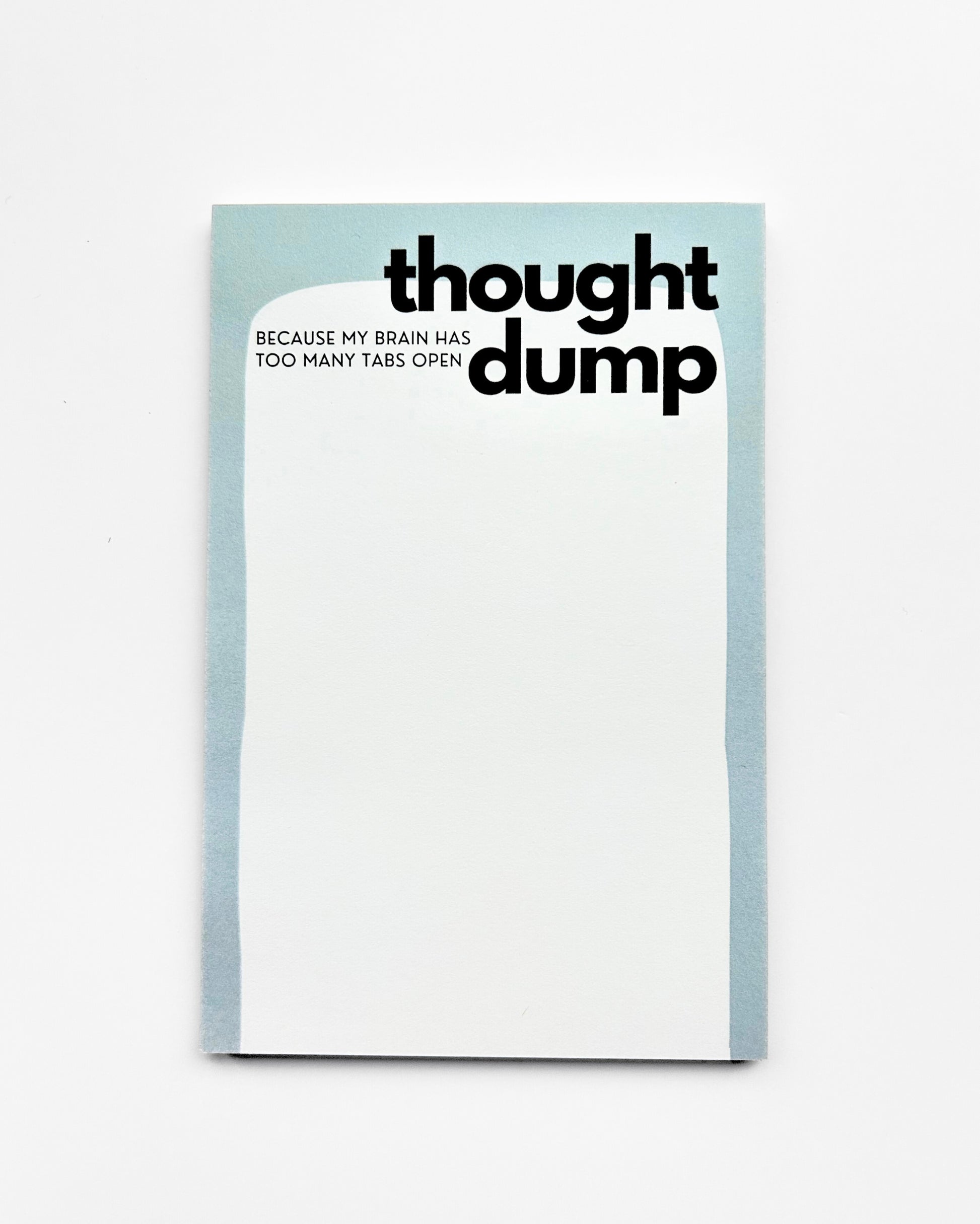 Thought Dump ADHD Notepad Mental Health Notepad image 1