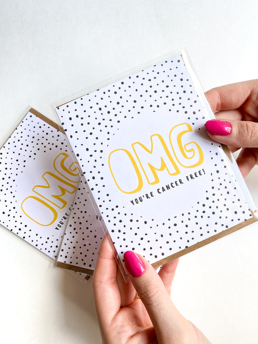 OMG You're Cancer Free Survivor Card image 0