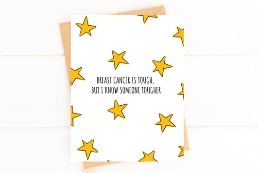 Breast Cancer is Tough Get Well Card image 0