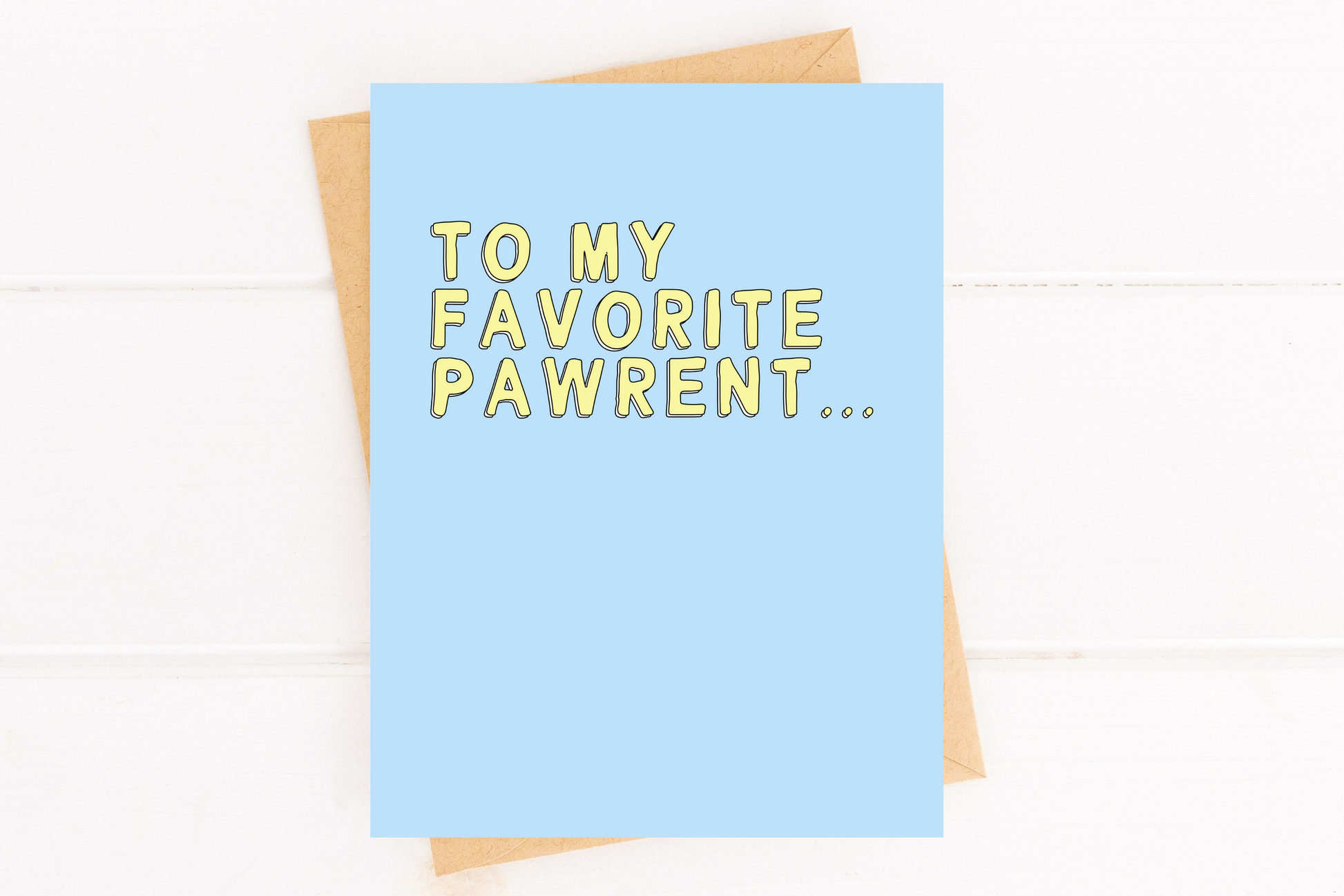 Sweet Pet Parent Card From Dog Mom Favorite Pawrent image 0