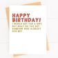 Birthday Card from Cat for Pet Parent Cat Mom Birthday Card image 0