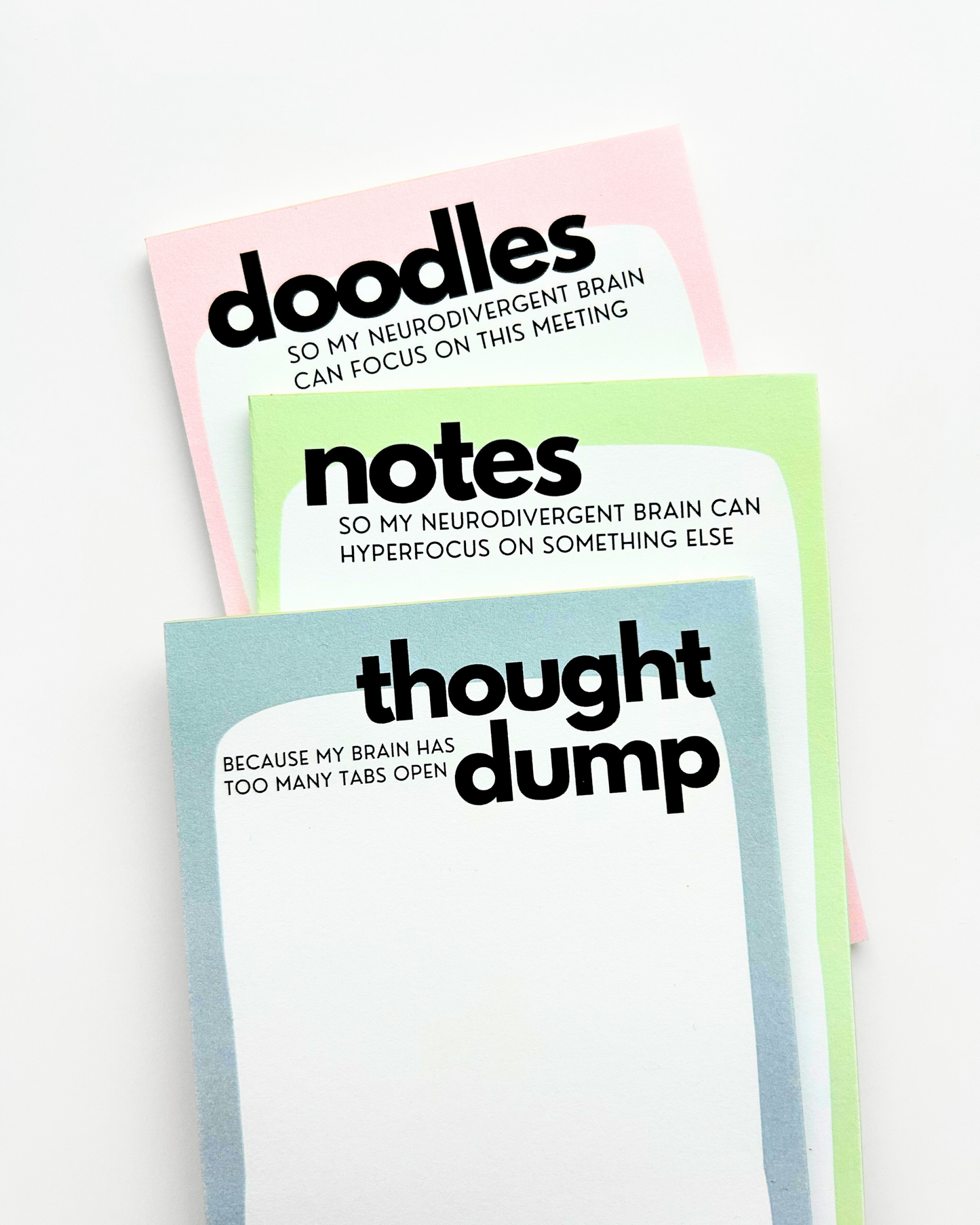 Thought Dump ADHD Notepad Mental Health Notepad image 2