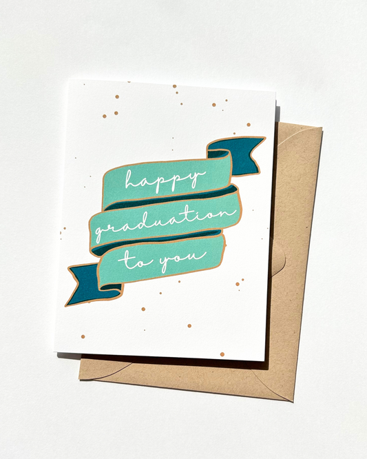 Happy Graduation To You Banner Card for Grad image 0