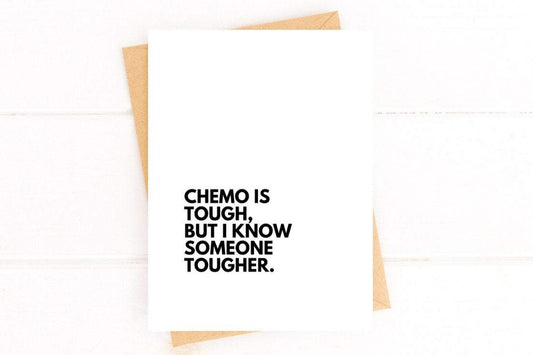 Chemo is Tough Cancer Get Well Card image 0