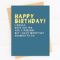 Birthday Card from Dog for Pet Parent Dog Mom Birthday Card image 0