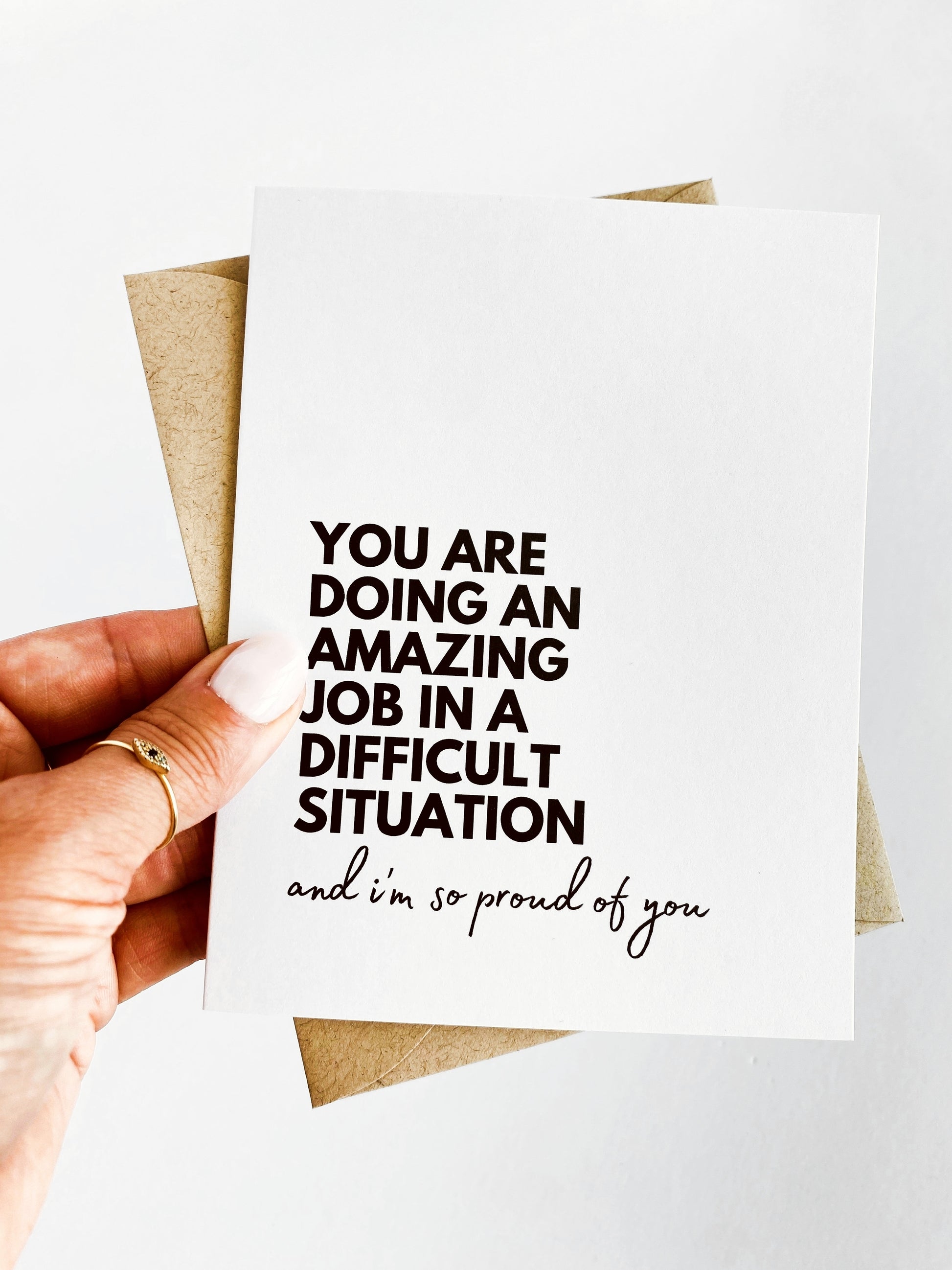 You Are Doing an Amazing Job In a Difficult Situation And I Am So Proud of You E image 0