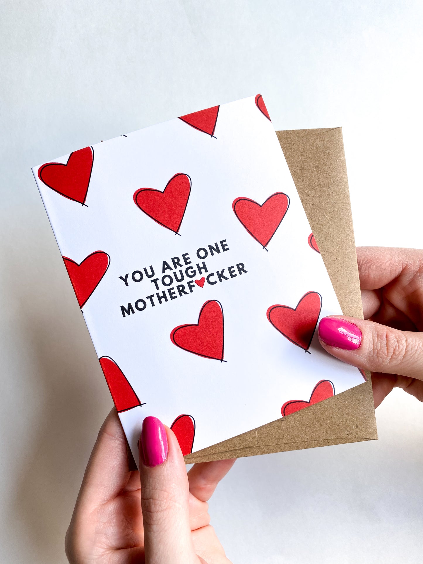 You Are One Tough Mother Encouragement Card image 0