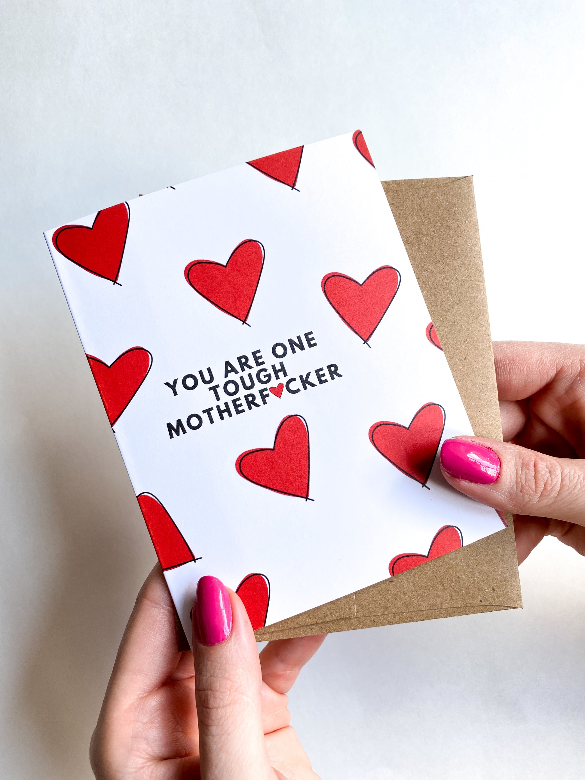 You Are One Tough Mother Encouragement Card image 0
