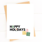 Happy Holidays Modern Season's Greetings Card image 0