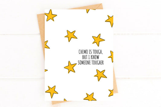 Chemo is Tough Stars Cancer Get Well Card image 0