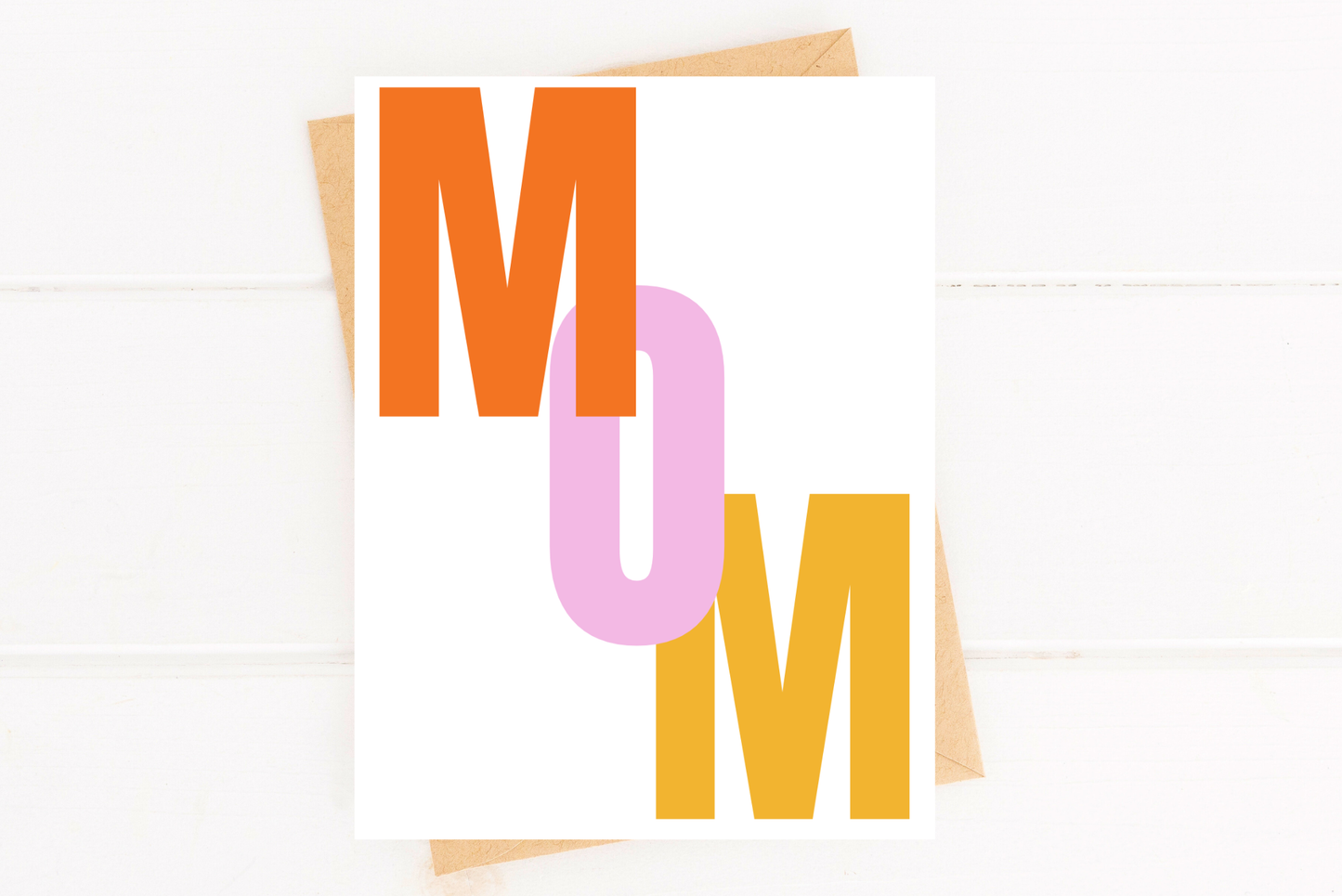 Mother’s Day Card for Mom | Modern MOM Greeting Card