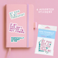 Dog Parent Sticker Pack – 6 Vinyl Stickers for Pet Owners