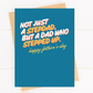 Sweet Father's Day Card for Step Dad Card for Father Figure image 0