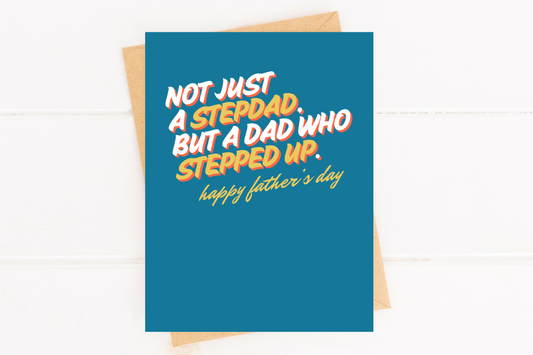 Sweet Father's Day Card for Step Dad Card for Father Figure image 0