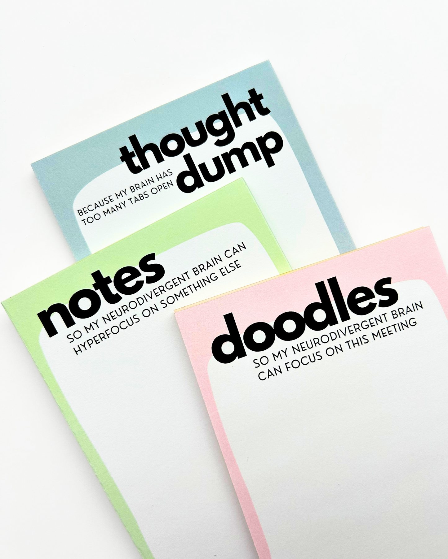 Thought Dump ADHD Notepad Mental Health Notepad image 4