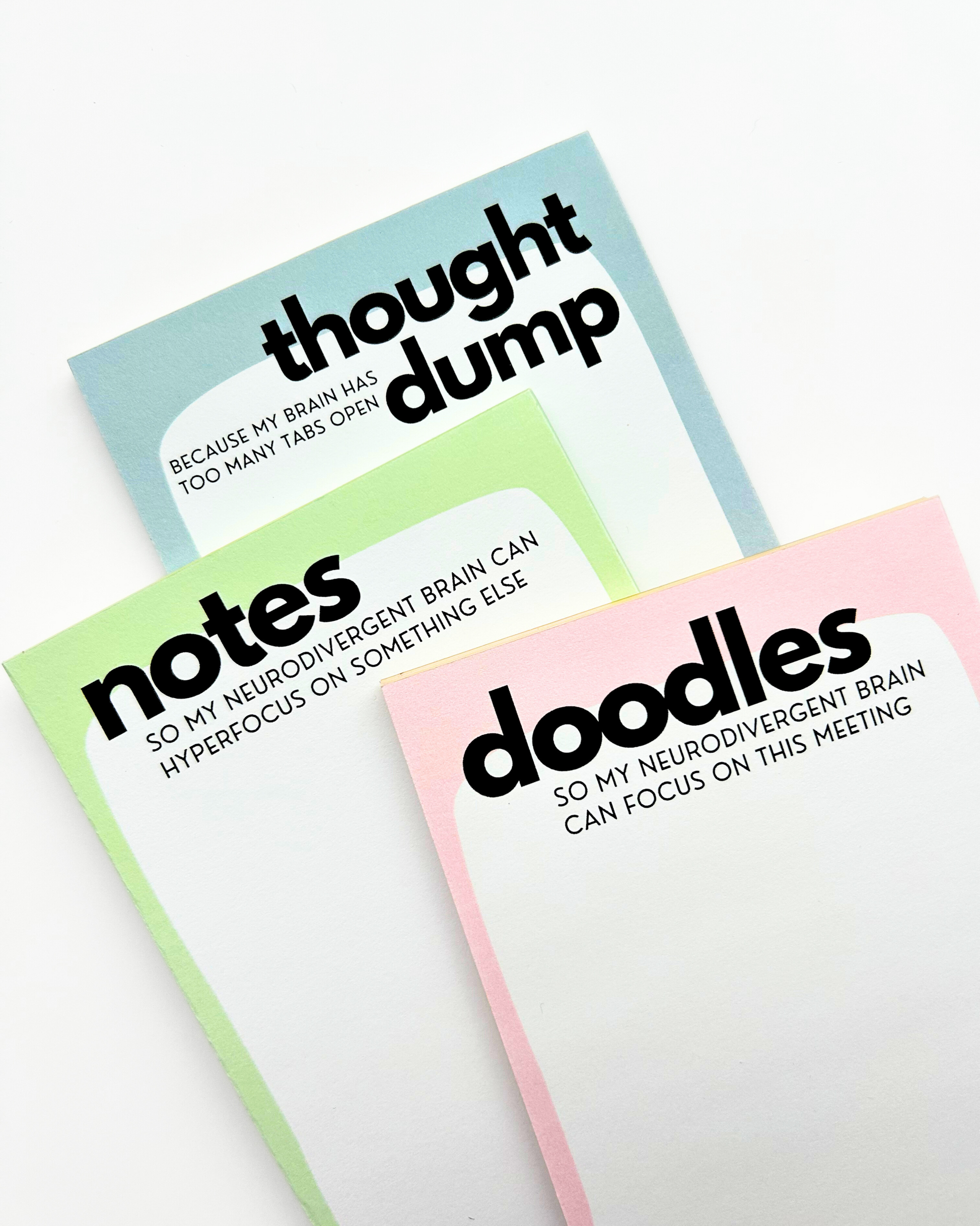 Thought Dump ADHD Notepad Mental Health Notepad image 4
