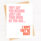 Funny Mother's Day Card Becoming Your Mom Just Like Mom Card image 0