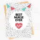 Best Nurse Ever Nurse Appreciation Thank You Card image 0