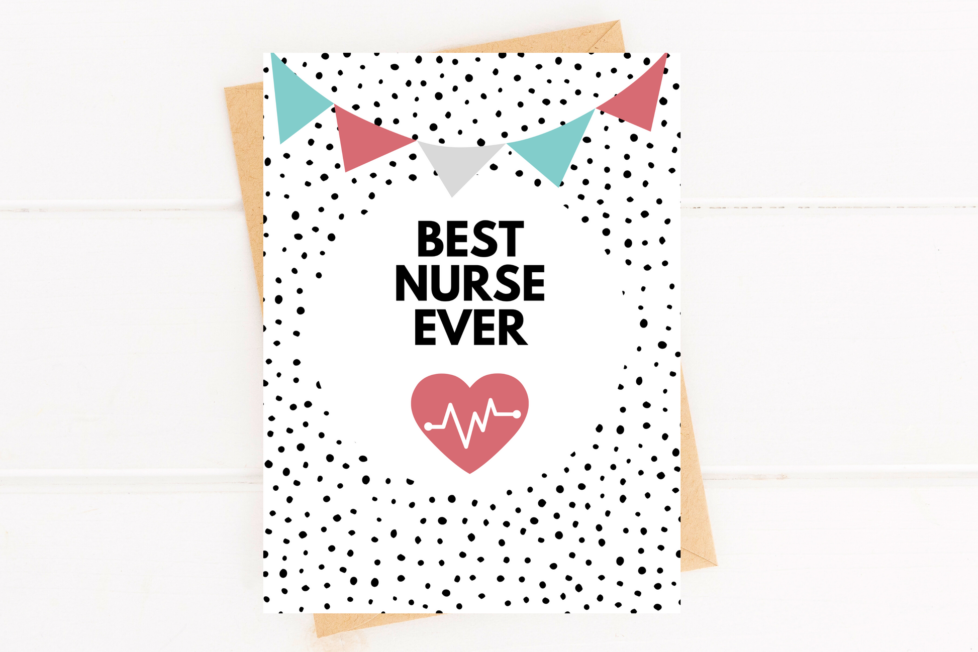 Best Nurse Ever Nurse Appreciation Thank You Card image 0