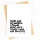 There Are No Words Card for Loss Bereavement Card Sympathy Card image 1