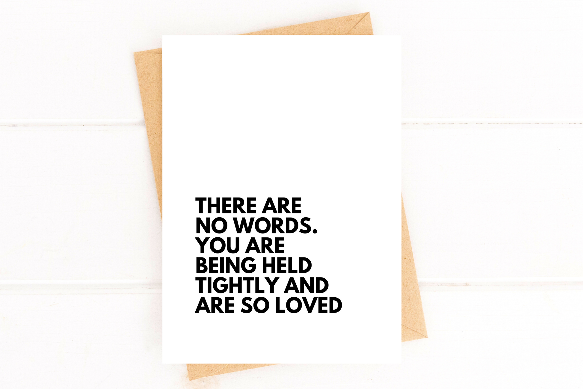 There Are No Words Card for Loss Bereavement Card Sympathy Card image 1